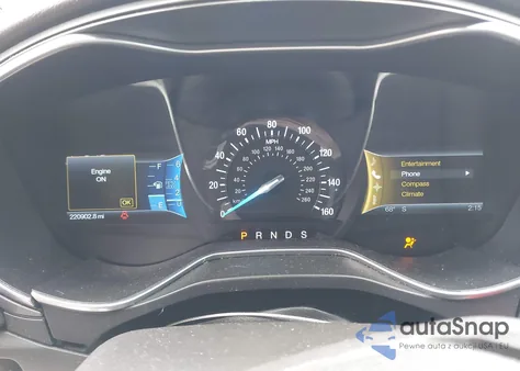 2014 Ford Fusion Titanium z USA, uszkodzony, nr VIN 3FA6P0K97ER361109